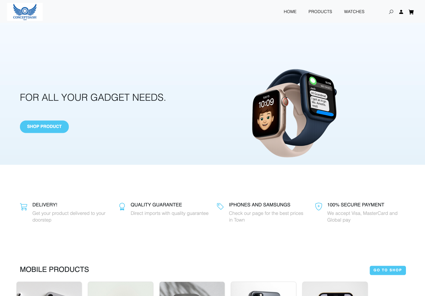 E-Commerce website